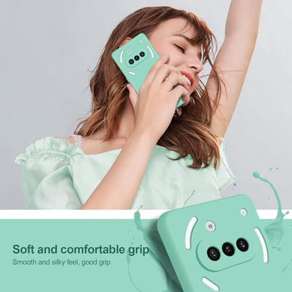 Silicone Case for Nothing Phone 3A, Mint Green - color: Mint, size: Nothing Phone 3A