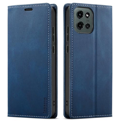 Moto G 5G 2025/5G 2026/Play 2026 Wallet Case with [RFID Blocking],Blue | Card Holder, Kickstand, Magnetic, Soft Leather Flip Case Wallet for Moto G 5G 2025/Moto G 5G 2026/Play 2026 - color: Blue, size: Moto G 5G 2025/2026 6.7"