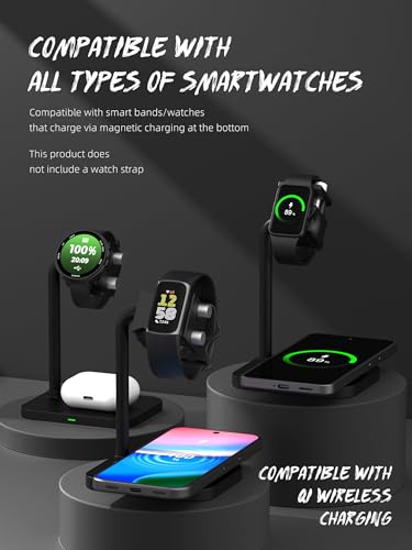 2-in-1 Universal Wireless Charging Dock - color: Black Wireless Charging Dock
