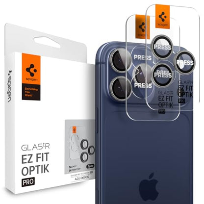 Spigen Camera Lens Protector for iPhone 17 Pro Max / 17 Pro - Gray - color: Gray