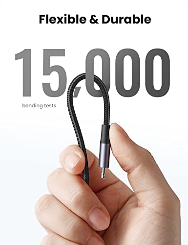 UGREEN USB C to Lightning Cable 3FT - MFi Certification Lightning Cable Compatible with iPhone 14/14 Pro/14 Pro Max, iPhone 13/12/11/X/XR/XS/8 Series, iPad 9, AirPods Pro, and More - size: 3FT