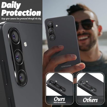 DEERLAMN Camera Lens Protector for Samsung Galaxy S26 Ultra(6.9 Inch),9H Hardness Anti Scratch Easy Installation Tempered Glass [3-Packs] - Black - size: 6.9 Inch