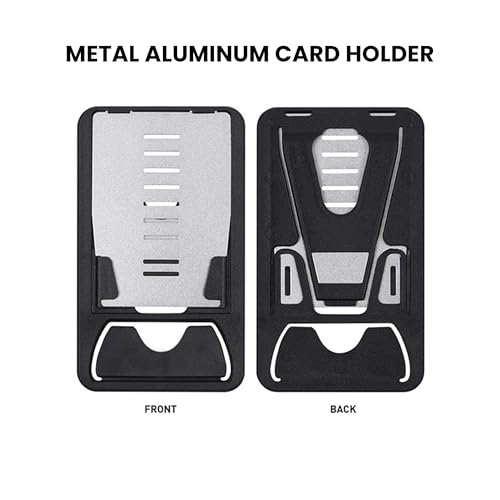 Pocket Phone Stand | Elegant Design Desktop Phone Holder Stand & Cellphone Holder for Desk | Multiple Positions Adjustable Phone Holder for Plane Travel Made from Alluminum & Plastic for Men & Women - style: D