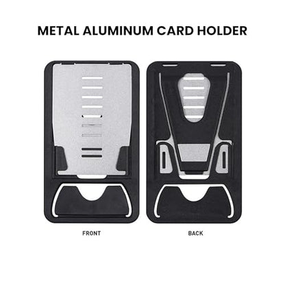 Pocket Phone Stand | Elegant Design Desktop Phone Holder Stand & Cellphone Holder for Desk | Multiple Positions Adjustable Phone Holder for Plane Travel Made from Alluminum & Plastic for Men & Women - style: D