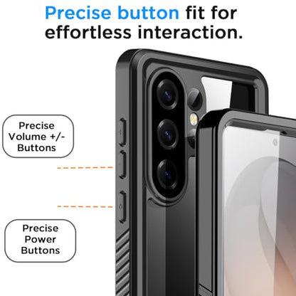 AICase for Samsung Galaxy S26 Ultra Case Waterproof, Clear Water Proof Shockproof Snowproof Dustproof Full Body Rugged Transparent Underwater Phone Case for Galaxy S26 Ultra Built-in Screen Protector - size: S26 ULTRA