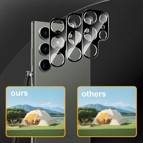 3 Pack Camera Lens Protector for Samsung Galaxy S23 Ultra - size: Galaxy S23 Ultra