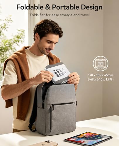 ORICO Sturdy Aluminum Foldable Tablet Stand, Fits iPad 12.9", FB1, Silver - color: Silver