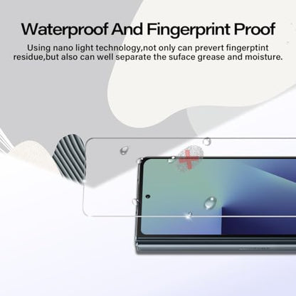 BIGFACE galaxy Z Fold 7/Fold 8 Ultra Screen Protector+Camera Lens Protectors，[2 + 2 Pack] HD Clarity Premium Tempered Glass,9H Hardness, 3D Touch Accuracy, Anti-Bubble Anti-Scratch Film - size: Galaxy Z Fold 7/Fold 8 Ultra(6.5")