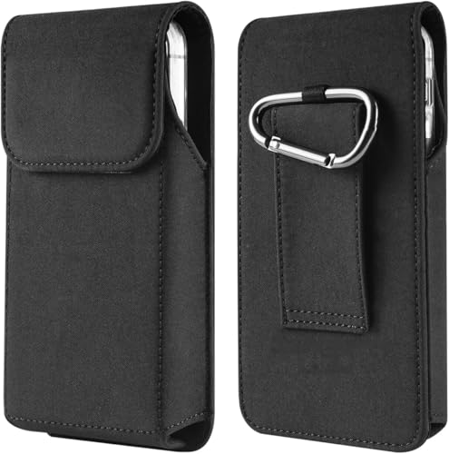 Extra Large Cell Phone Holster Case with Belt Clip Loop Pouch for Motorola Moto G Power 5G 2024 2025 2026 G Play G Stylus 5G, Samsung Galaxy A17 A16 A14 A13 A07 A06 A05 S26 Ultra, Nokia G50 X100 G300