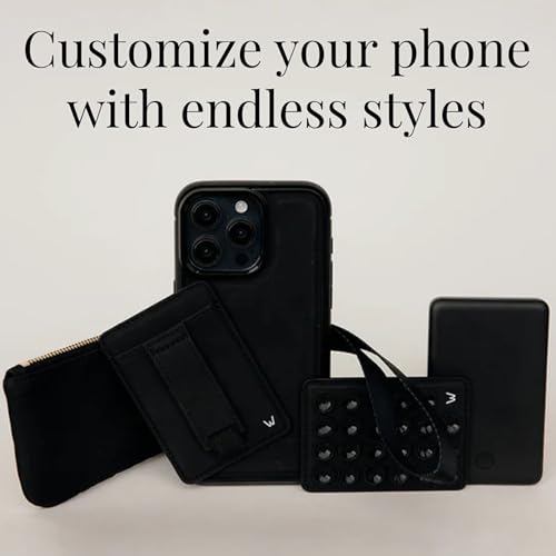 Walli Cases Silicone Suction Cup Mount for iPhone, Fits Walli Magnetic Case - color: Black