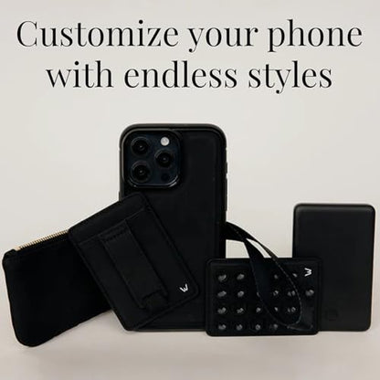 Walli Cases Silicone Suction Cup Mount for iPhone, Fits Walli Magnetic Case - color: Black