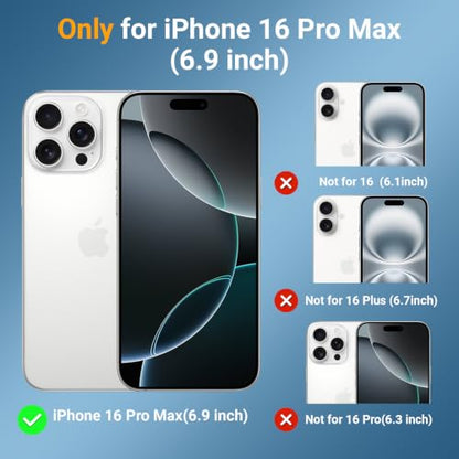 jaroco Magnetic for iPhone 16 Pro Max Case Heavy Duty Rugged Dual-Layer Blue - color: Blue, size: iPhone 16 Pro Max