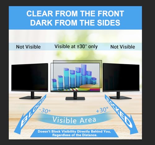 STARY [2 Pack 24 Inch Computer Monitor Privacy Screen for 16:9 Ratio - size: 24 Inch 16:9 Upgrade