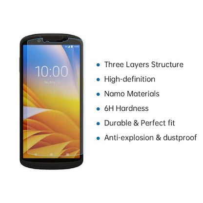 HD Screen Protector for TC53 TC58 Series, Nano Screen Protector,Explosion Proof Film (3pcs)