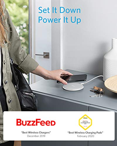 Anker 313 Qi-Certified 10W Fast Wireless Charger Pad - color: White