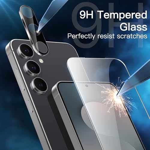 JETech Screen Protector for Samsung Galaxy S25 FE, 2+2 Pack - size: Galaxy S25 FE