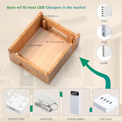 Pezin & Hulin Cell Phone Charging Stations with Watch Holder - color: Dock Rack +Cables