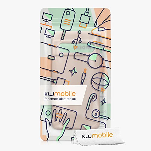 kwmobile Case Compatible with Google Pixel 7 Pro Case - TPU Silicone Phone Cover with Soft Finish - Coconut Swirl - color: Coconut Swirl, size: Pixel 7 Pro