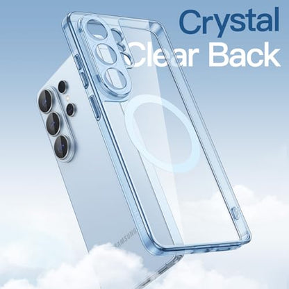 JETech Magnetic Case for Galaxy S26 Ultra, Omphalodes | Compatible with MagSafe, Full Camera Lens Protection, Shockproof Protective Phone Cover, Scratch Resistant Clear Back - color: Omphalodes, size: Galaxy S26 Ultra
