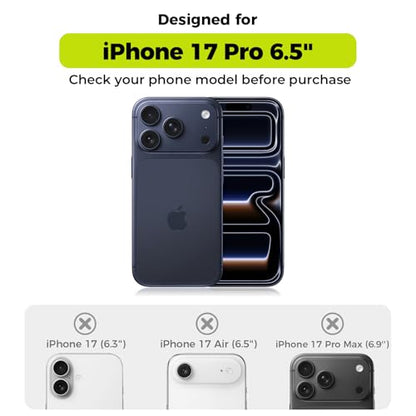 2-Pack for iPhone 17 Pro Camera Lens Protector - [Not Easy to Break] [Strong Adsorption] [Case-Friendly] Metal Aluminum Alloy Tempered Glass Rear Camera Screen Protector - Deep Blue - size: 17 Pro Blue