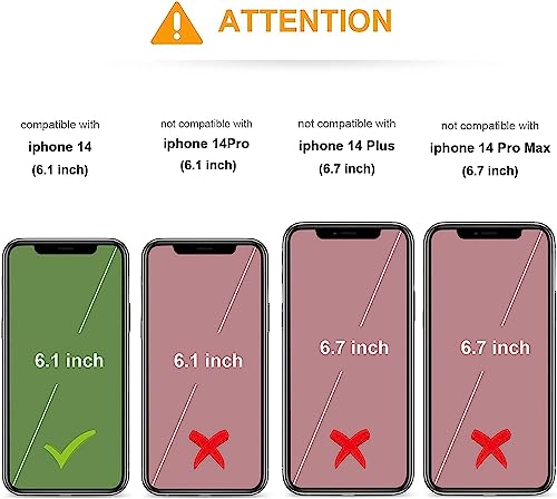 KIHUWEY for iPhone 14 Wallet Case Card Holder Kickstand, Gray - color: Gray