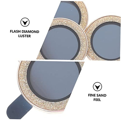 3Pcs Phone Lens Covers for Camera Lens Films Scratch Protection High Class Stalinite Material Delicate Design Dust Prevention Photo