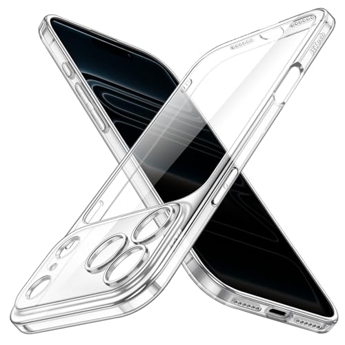 JETech Slim Case for iPhone 17 Pro Max, Clear | Camera Lens Protection, Ultra-Thin Lightweight Design, Clear Back, Minimalist Style - color: Clear, size: iPhone 17 Pro Max
