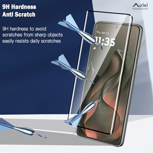 2-Pack Tempered Glass for Moto Edge 2025 Screen Protector, 3D Full Coverage Ultra Resistant, Scratch-Proof Bubble Free Film for Motorola Edge 2025/Edge 60 Fusion, Easy Installation