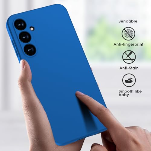 X-level Samsung Galaxy S23 FE Case Slim Fit Ultra-Thin Super Soft TPU [Guardian Series] S23 FE Phone Back Cover Light Protective Matte Finish Coating Case for Samsung S23 FE/ S23 FE 5G - Blue - color: Blue