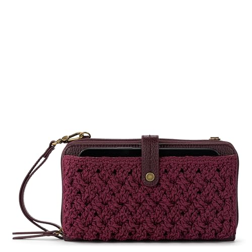 The Sak Iris Smartphone Crossbody Purse - Small Women's Cellphone Bag & Wallet For Everyday- Convertible Wristlet With Zipper | Fits Most Smartphones, Card Slots & Zip Pocket, Detachable Wristlet & Crossbody Straps, Hands-Free for Travel & Errands - color