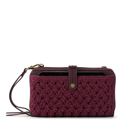 The Sak Iris Smartphone Crossbody Purse - Small Women's Cellphone Bag & Wallet For Everyday- Convertible Wristlet With Zipper | Fits Most Smartphones, Card Slots & Zip Pocket, Detachable Wristlet & Crossbody Straps, Hands-Free for Travel & Errands - color