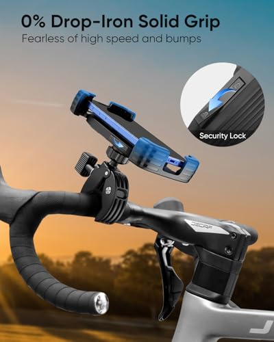 Bike Motorcycle Phone Mount, Bicycle Ebike ATV Handlebar Phone Holder