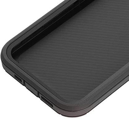 Co-Goldguard Shockproof Case for iPhone 13 with Tempered Glass Screen Protector 3 Layer Military Grade Drop Protection Heavy Duty Protection Rugged Rubber Phone Case Cover for iPhone 13 6.1 Black - color: Black+G