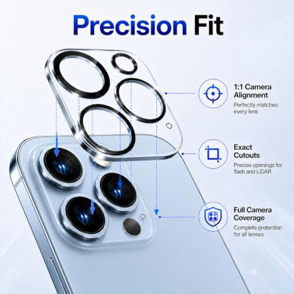 Camera Lens Protector for iPhone 13 Pro Max/iPhone 13 Pro- 3 Pack - size: iPhone 13 Pro Max/13 Pro
