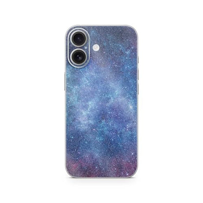Glossy Glitter Phone Skin Compatible with Apple iPhone 17 - Nebula - Premium 3M Vinyl Protective Wrap Decal Cover - Easy to Apply | Crafted in The USA by MightySkins - color: Nebula, size: iPhone 17 (Back Wrap), style: Glossy Glitter Finish