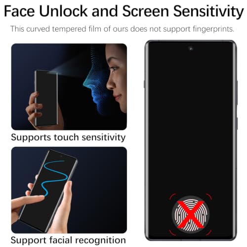 2 Pack Screen Protector for OnePlus 12R Tempered Glass Film - size: OnePlus 12R 6.78-inch