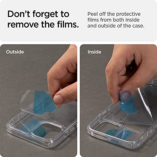 Spigen for iPhone 13 Case, Ultra Hybrid [No Magnet Ring][Anti-Yellowing] - Crystal Clear - color: Crystal Clear, size: iPhone 13