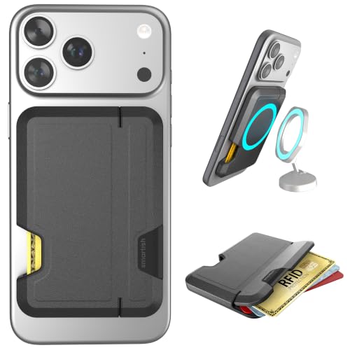 Smartish MagSafe Wallet, Side Hustle Vault, RFID Card Holder, Black - color: Black Tie Affair, size: Vault - RFID Blocking