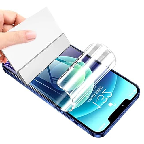 [2 Pack] Hydrogel Screen Protector for iPhone 16e, Upgraded Non-breakable Flexible TPU Flexible Protective Film [Bubble Free] [High Sensitivity][Anti-Scratch] (Non-Tempered Glass)