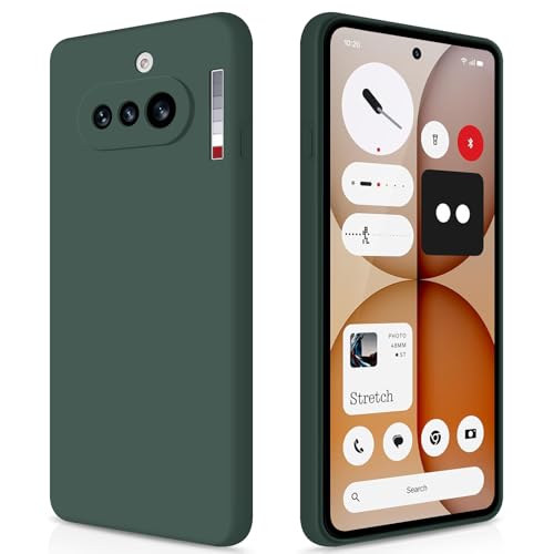 GiiYoon Silicone Case for Nothing Phone 4a, Green - color: Green, size: Nothing Phone 4a