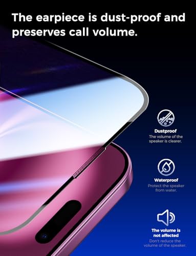 MAGIC JOHN Easy Installation for iPhone 16 Plus Screen Protector, 2 Pack - size: iPhone 16 Plus-6.7 inch