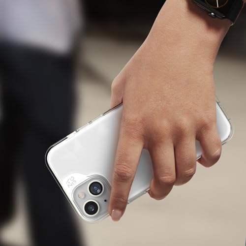 ZAGG Crystal Palace iPhone 15 Plus/ 14 Plus Phone Case - Drop Protection (13ft/4m), Anti-Yellowing & Scratch-Resistant iPhone Case, Wireless Charging Compatibility, Clear - size: iPhone 15 Plus/14 Plus, style: Without Magsafe