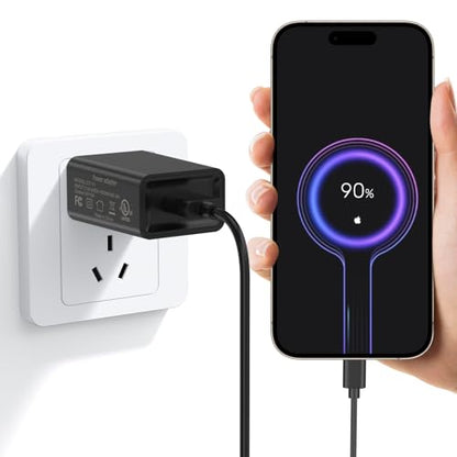 2 Pack 10W USB Charger Block, Fast Charging Wall Charger Power Adapter Brick Cube for iPhone 14 13 12 11 Pro Max SE XS XR X 8 7 6 6S Plus (Black) - color: Black