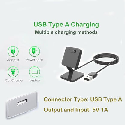 Charger Dock for Galaxy Fit 3, Magnetic Charging Stand Base with 3.3 Feet Charger Cable, Portable Charge Station Only Compatible with Galaxy Fit 3 Smartwatch