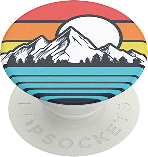 PopSockets Phone Grip with Expanding Kickstand, Adhesive Grip - Sunset Peaks - color: Sunset Peaks