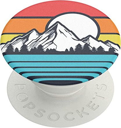 PopSockets Phone Grip with Expanding Kickstand, Adhesive Grip - Sunset Peaks - color: Sunset Peaks
