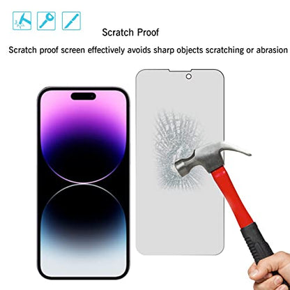 Ailun Privacy Screen Protector+Camera Lens Protector for iPhone 14 Pro Max
