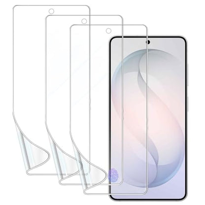 3 Pack Screen Protector for Samsung Galaxy A70s, HD Clear Flexible TPU Hydrogel Film [Not Glass], Full Coverage Anti-Scratch Self-Healing Protective Film, Sensitive Touch, Fingerprint Unlock