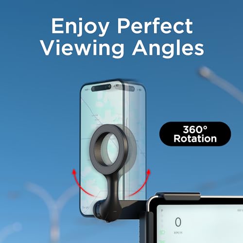 CYBERGUYS! Magnetic Phone Mount for Tesla Monitor - Tesla Model 3/Y X/S (2022) Accessories for All Cell Phones - Strong Magnetic Hold Tesla Phone Mount - Tesla Phone Holder Mag Safe Compatible - Black