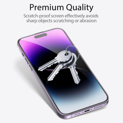 3+3Pk for iPhone14 Pro Max Privacy Screen Protector,Alignment Frame - size: for iPhone 14 Pro Max